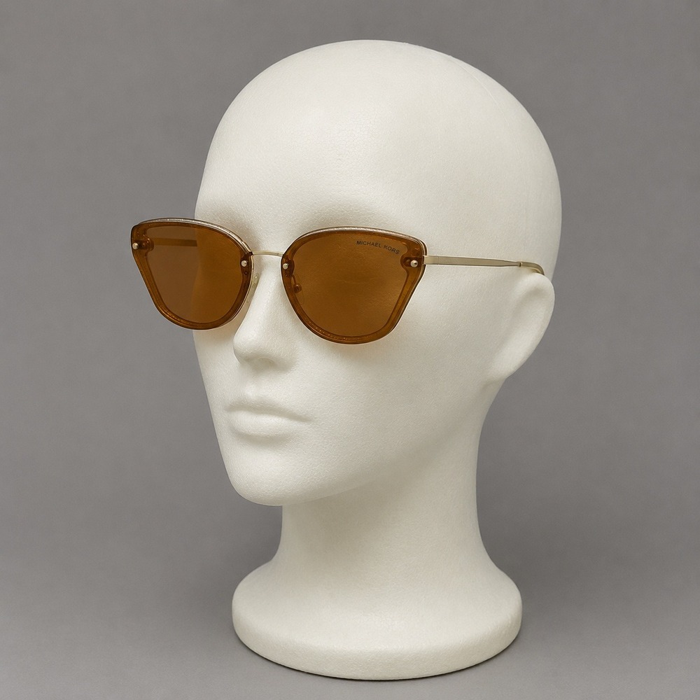 Michael Kors Sunglasses Sanibel MK2068 Gold Brown Cat Eye 58□16 140
